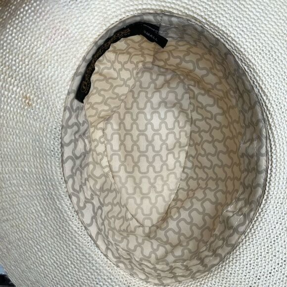 Goorin Bros Cream Woven Hat Leather Band main image 4